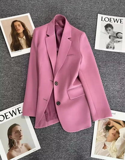 Blazer élégant pour femme de bureau printemps-été