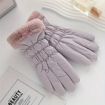 Gants imperméables coupe-vent à la mode d'hiver