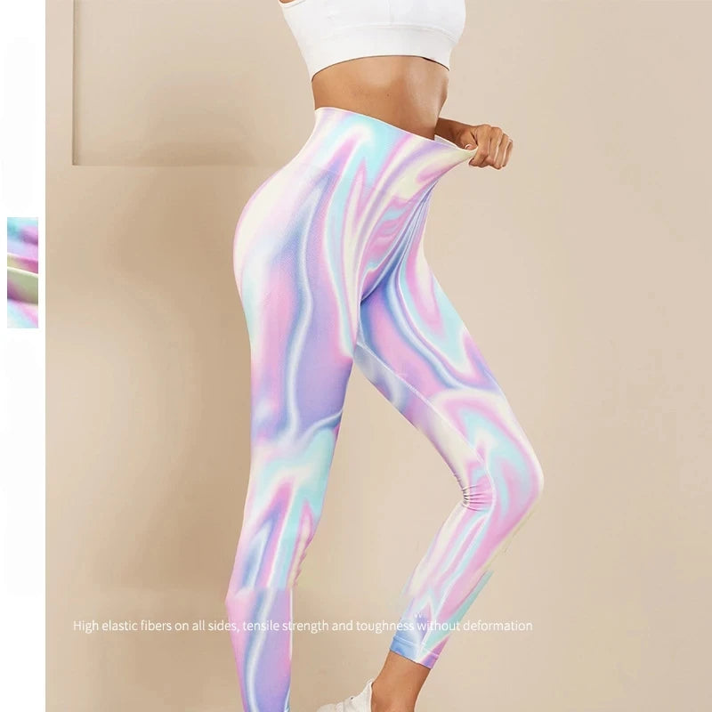 Seamless High Waisted Leggings and Top Set