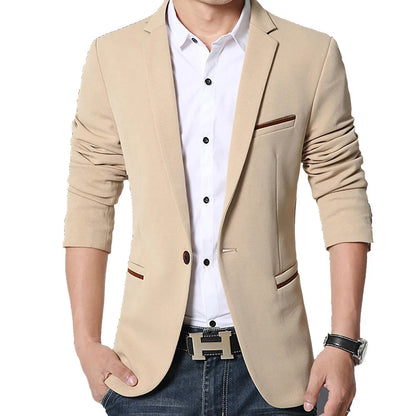 5XL-M Slim Fit Freizeitblazer für Herren
