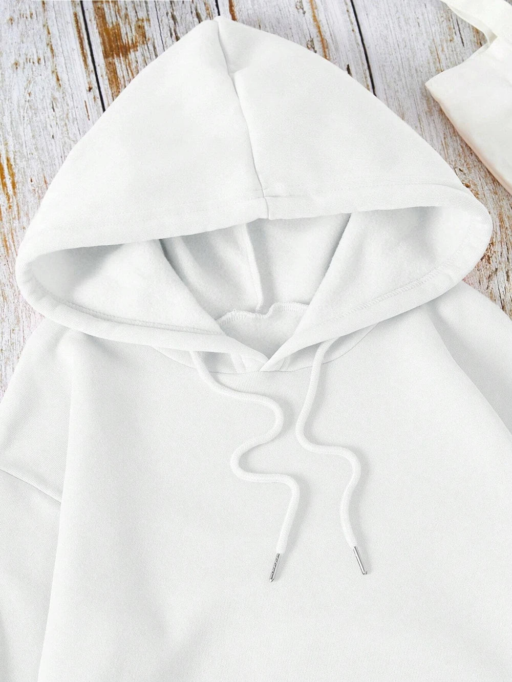 Unisex Long Seleve Warm Fleece Loose Oversized Hoodies