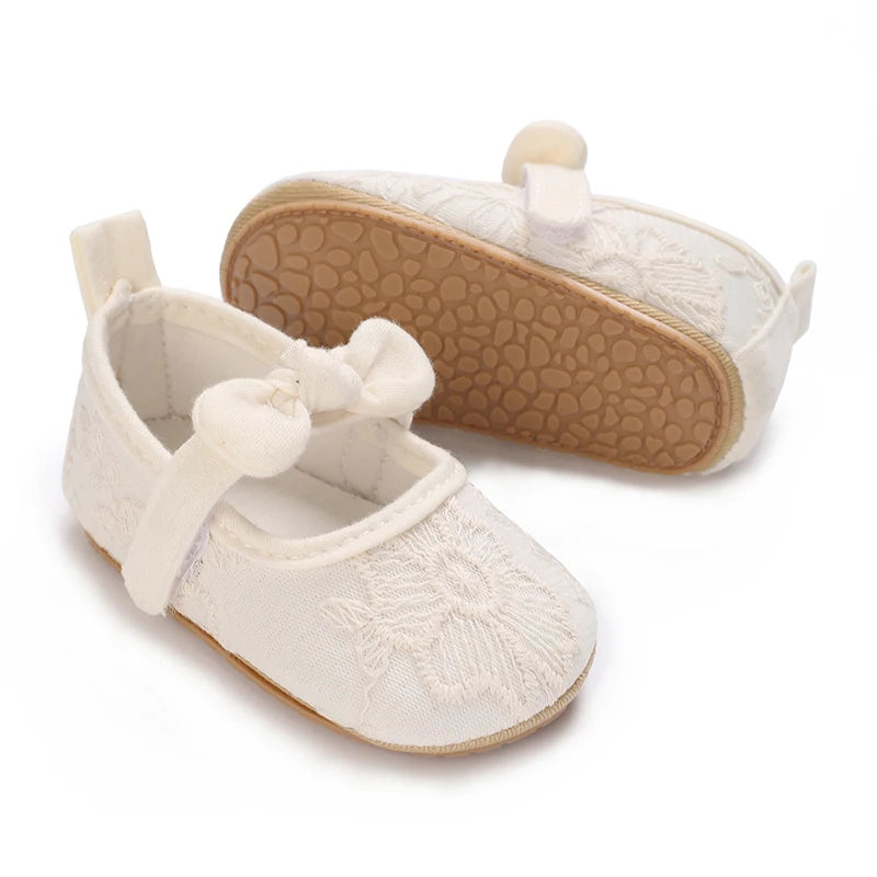 Süße weiße Spitze Baby Prinzessin Schuhe