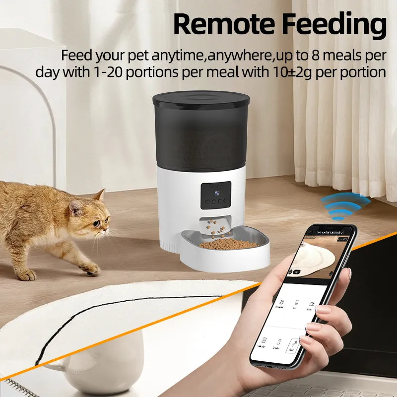 Smart Remote Control Auto Pet Feeder