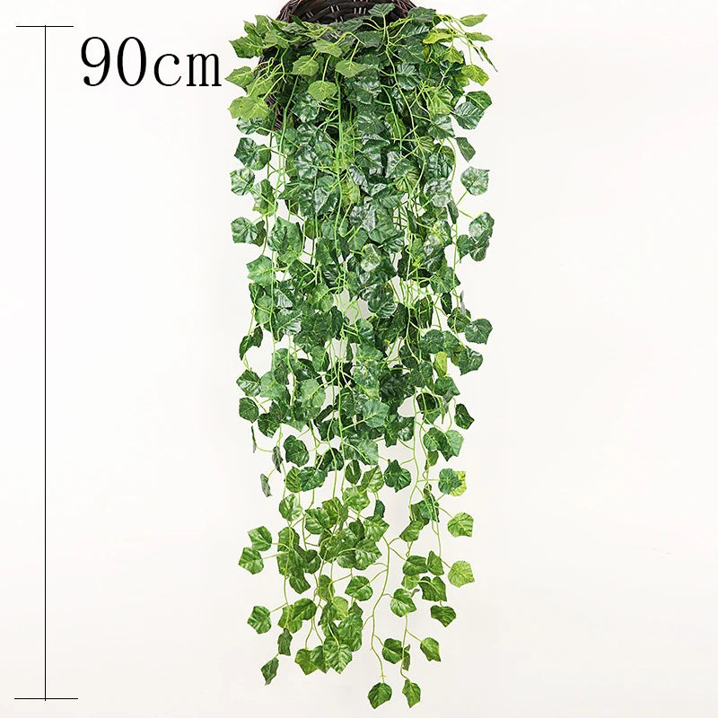 Artificial Green Ivy Vine Hanging Leaf Home Decor