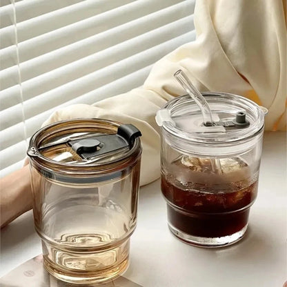 Ensemble de tasses en verre sans plomb de 450 ml