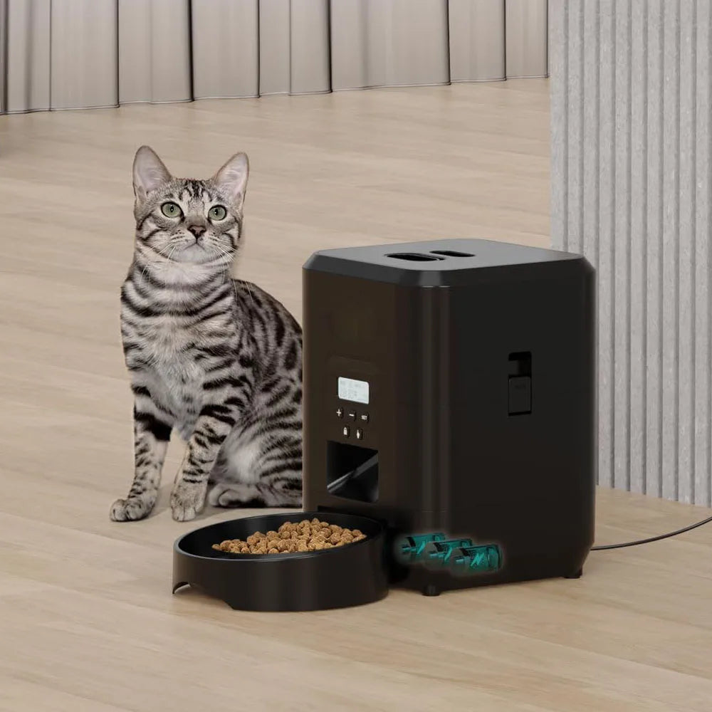 Timed Quantitative Automatic Cat Food Dispenser Smart Bowl - Automatic Dog Slow Food Machine