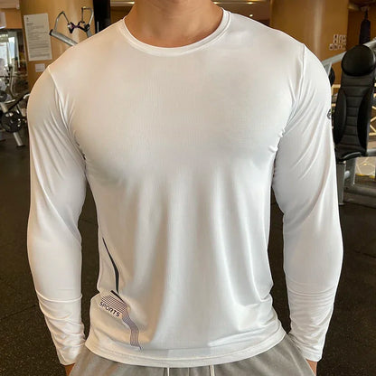 Men’s Short Sleeve Quick-Dry Rash Guard Shirt