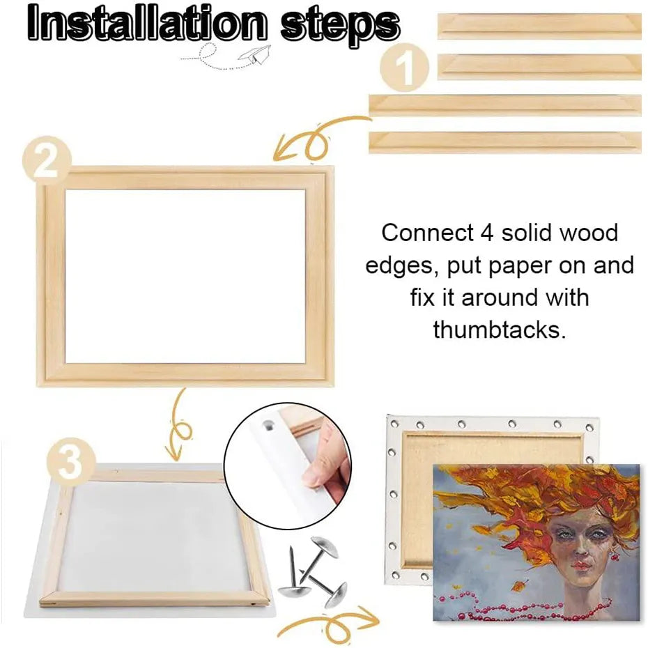 DIY Wood Canvas Frames for Painting