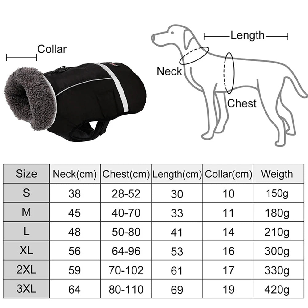 Waterproof Reflective Dog Coat