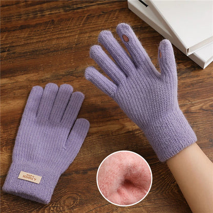 Fashionable Winter Knitted Touchscreen Gloves