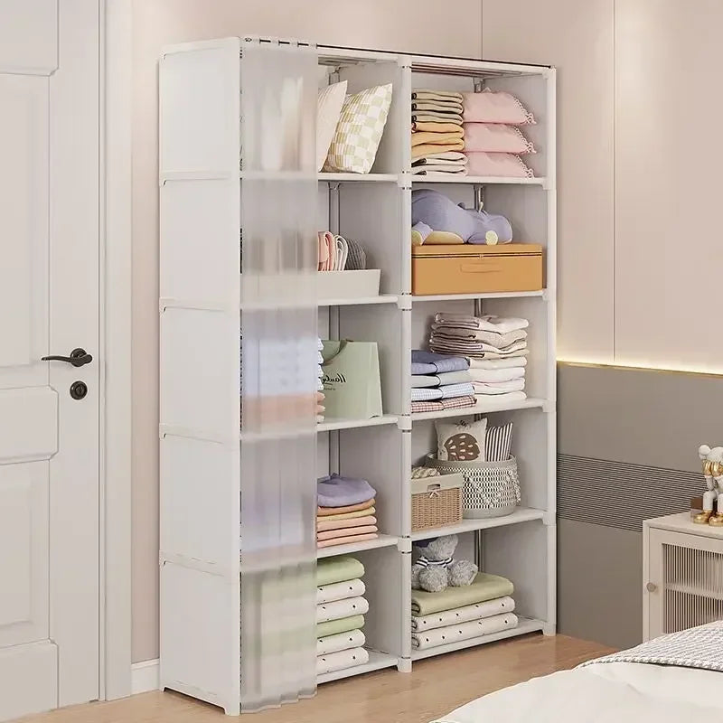 Dustproof Multi-layer Wardrobe Storage Rack