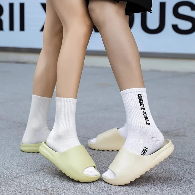 2024 Summer Men's Slides Brand Men Women Slippers Indoor Orginal Unisex Sandals Casual Shoes EVA Flip-flops Beach Women Sandals