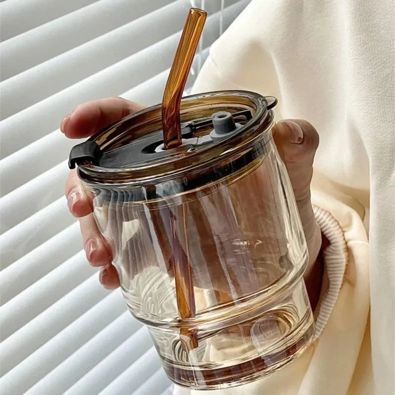 Ensemble de tasses en verre sans plomb de 450 ml