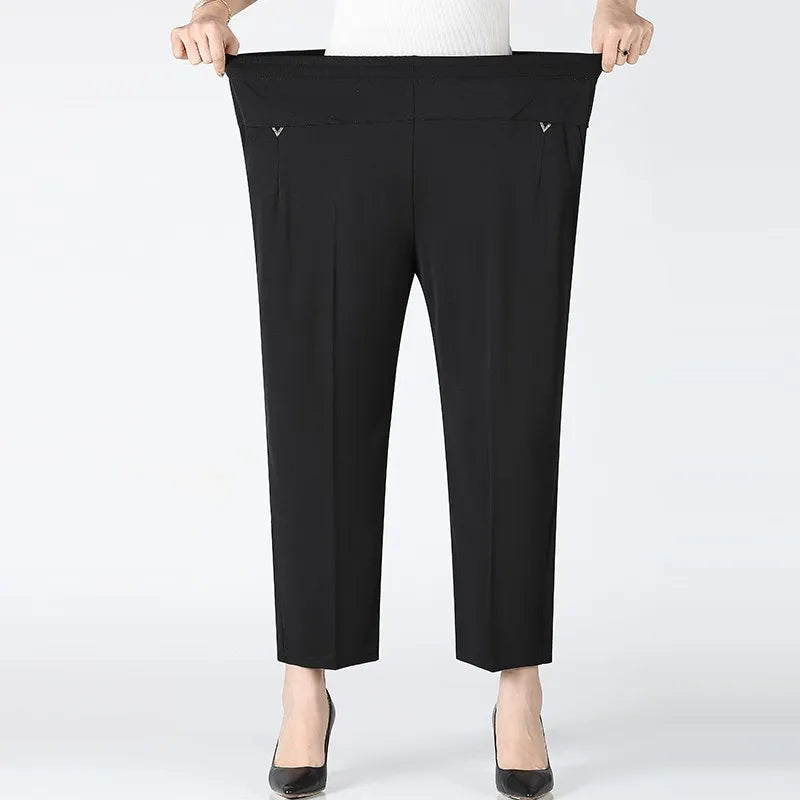 Plus Size High Waist Loose Trousers