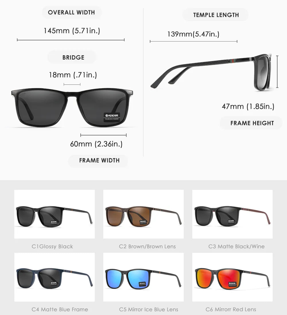 Polarisierte Sonnenbrille für Herren