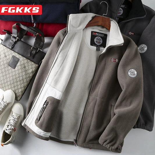 FGKKS Hochwertige Wolljacke