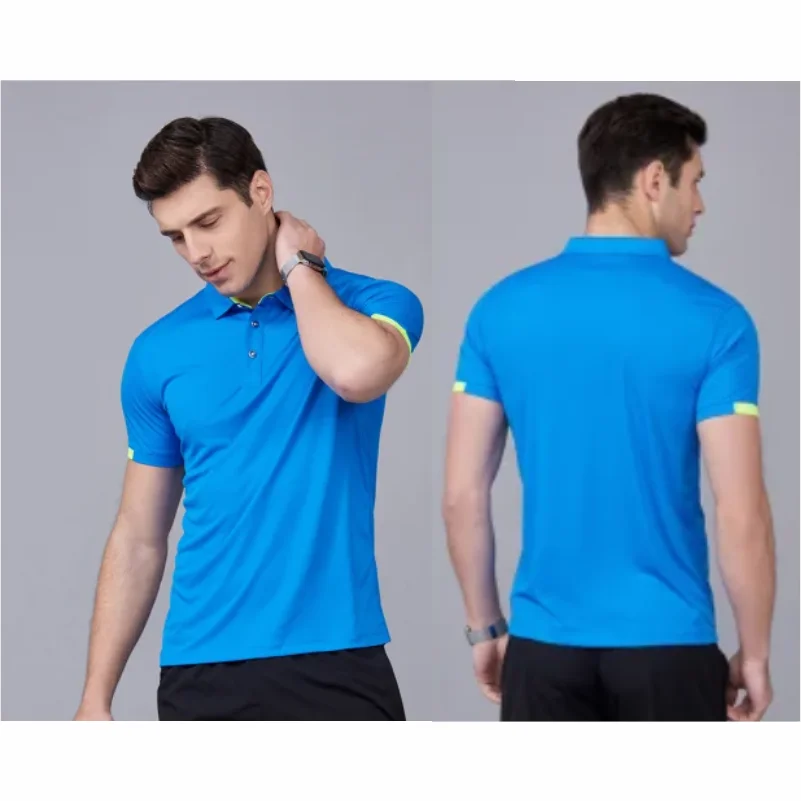 Schnelltrocknendes Poloshirt für den Sommer, Golf-Fitness-Trikot