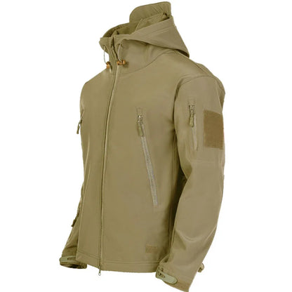 Veste tactique militaire Softshell en peau de requin