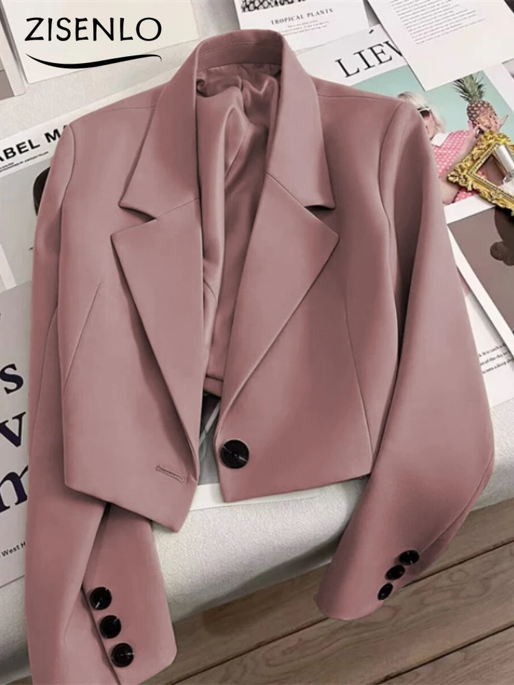 Elegant Spring Blazers- Trendy Korean Style Jackets