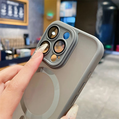 Transparente magnetische Magsafe-Hülle für kabelloses Laden