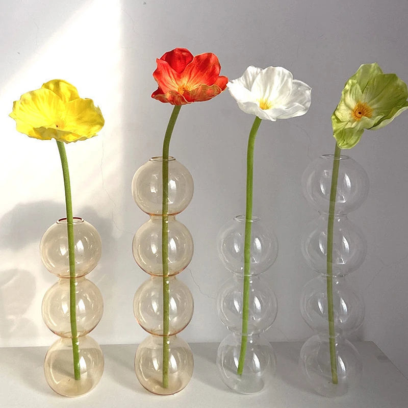 Modern Nordic Glass Bubble Vase