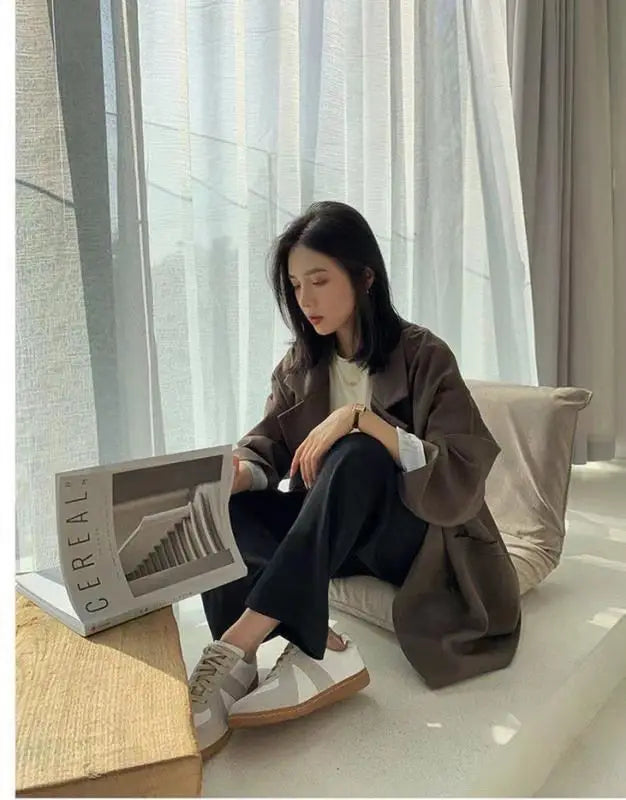 Chic Oversize Black Blazer for Spring & Autumn