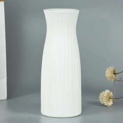 Vase à fleurs en plastique moderne Décoration de maison nordique
