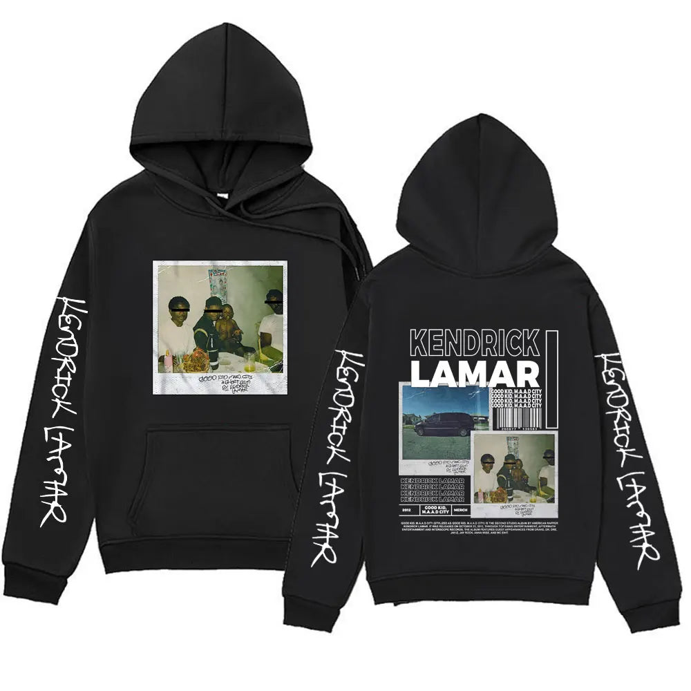 Sweat à capuche surdimensionné Good Kid de Kendrick Lamar