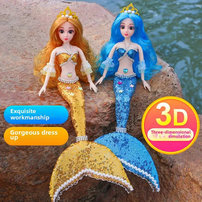 Poupée sirène pour filles, jouets aquatiques pour enfants