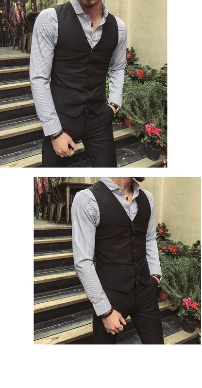 Men's Slim Fit One Button Suit Jacket