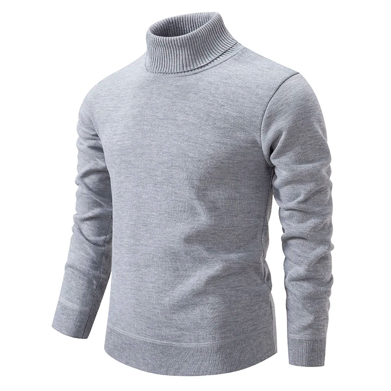 Autumn Men's Turtleneck Knitted Sweater