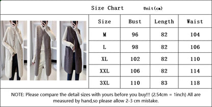 Stylish Medium-Length Lamb Wool Vest Jacket