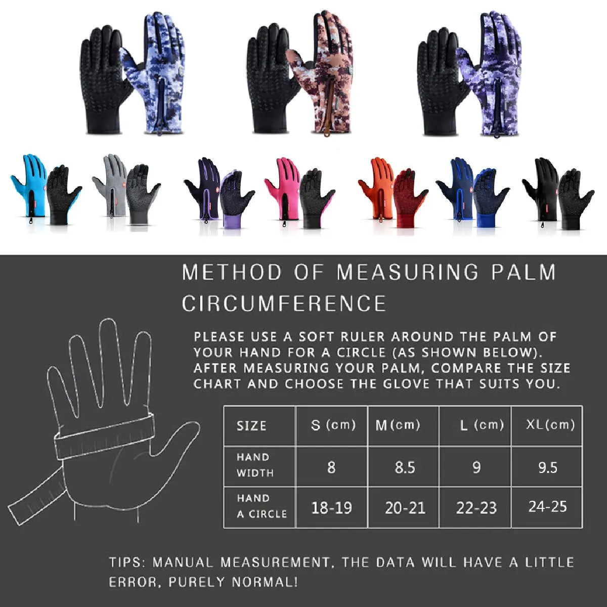 Cycling Gloves – Wrist Support & Touch Screen