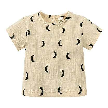 Freizeit-Set aus T-Shirt und Shorts mit Print für Kinder