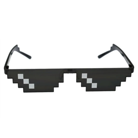 Pixelierte Mosaik-Sonnenbrille, lustige Brillen-Party