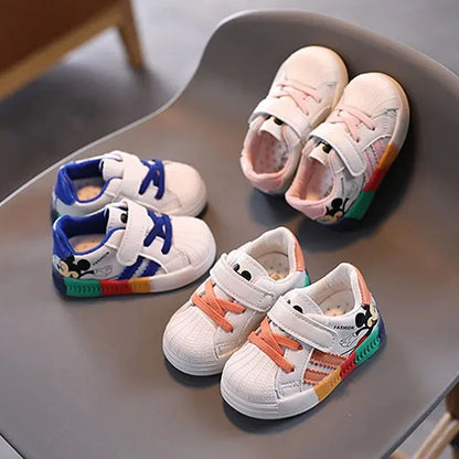 Atmungsaktive Laufschuhe für Kinder mit Disney-Cartoon-Mickey-Motiv