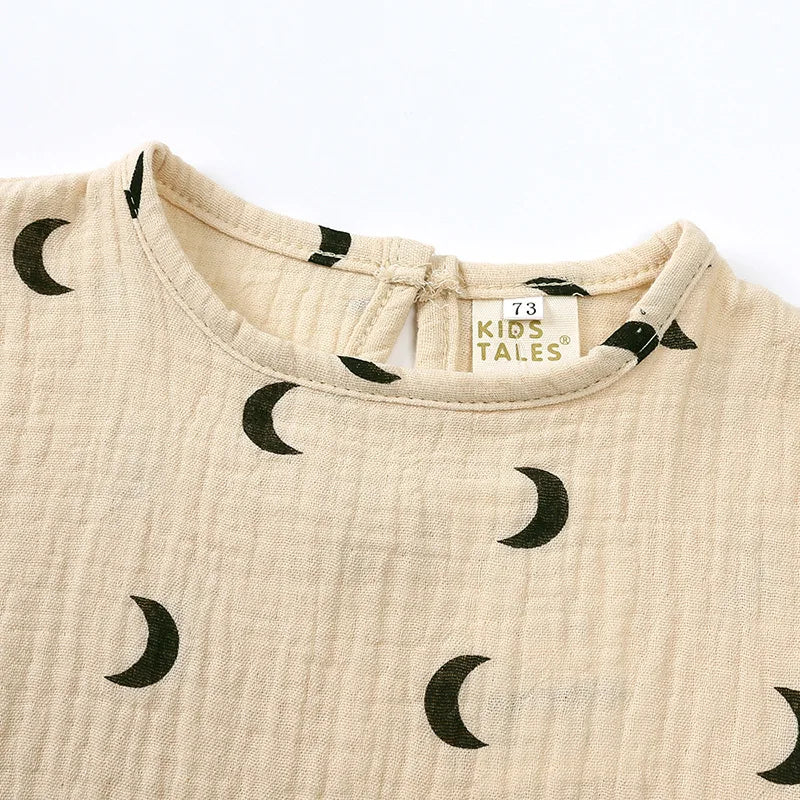 Freizeit-Set aus T-Shirt und Shorts mit Print für Kinder