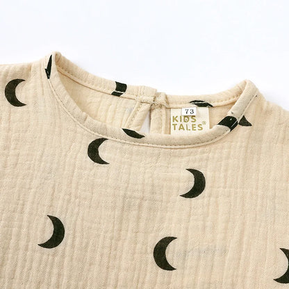 Freizeit-Set aus T-Shirt und Shorts mit Print für Kinder