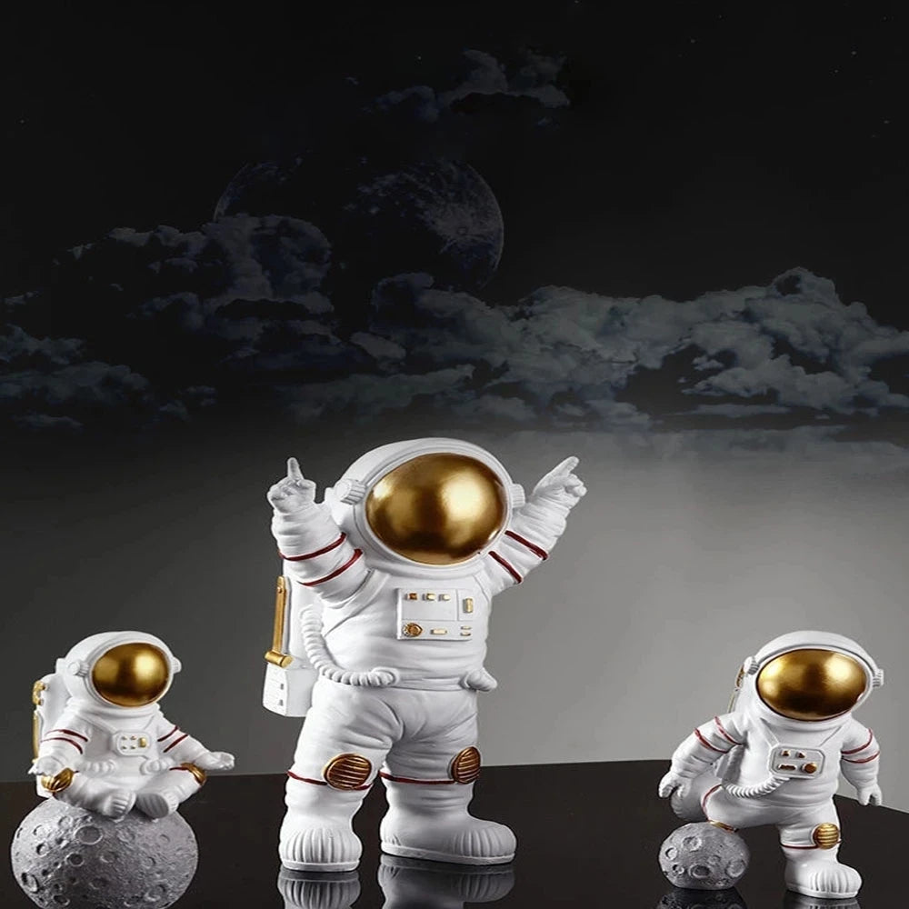 Figurine d’astronaute en résine - Décor de bureau éducatif