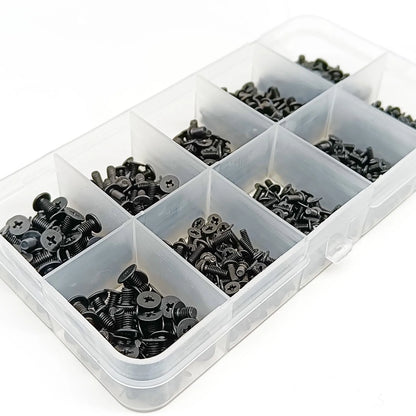 Jeu de vis inviolables pour ordinateur portable