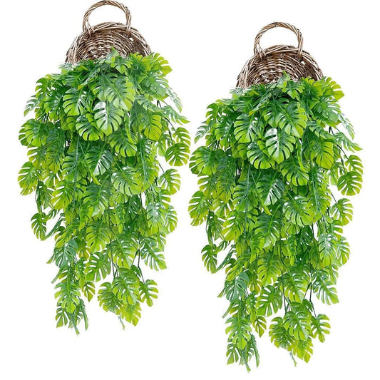 Artificial Monstera Leaf Vines Hanging Garland