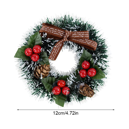 1Pc Mini Christmas Wreath Decoration