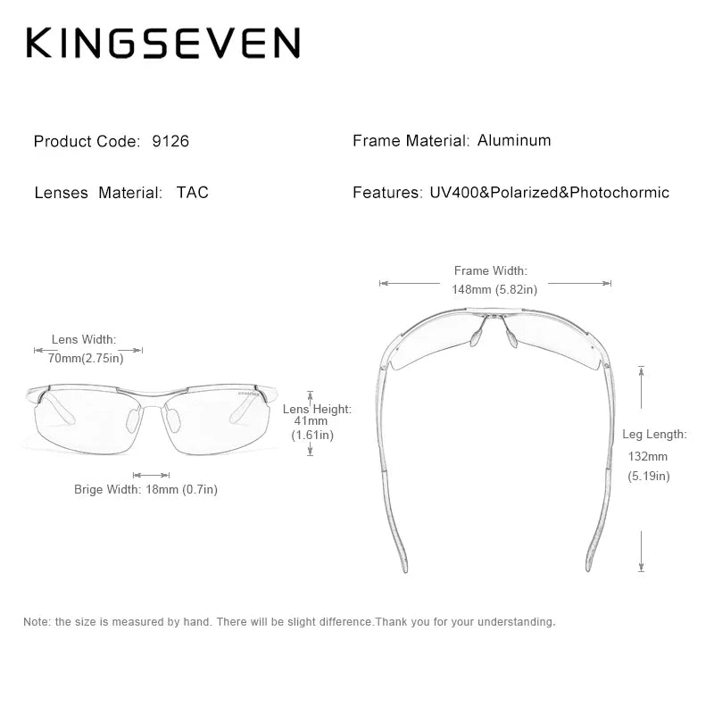 Polarisierte Sonnenbrille aus Aluminium mit UV400-Verspiegelung