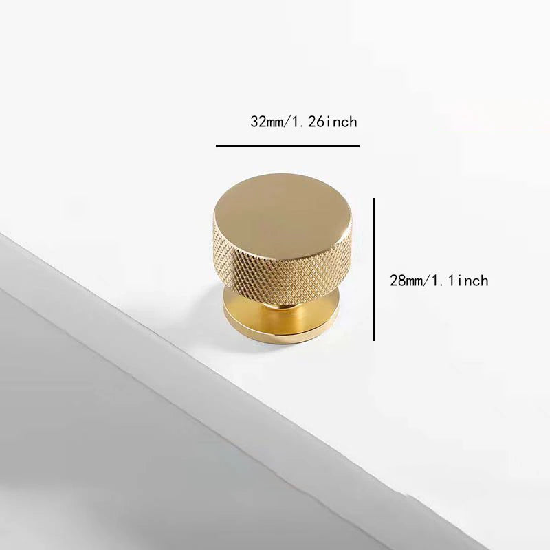 Minimalist Single Hole Round Cabinet Knobs