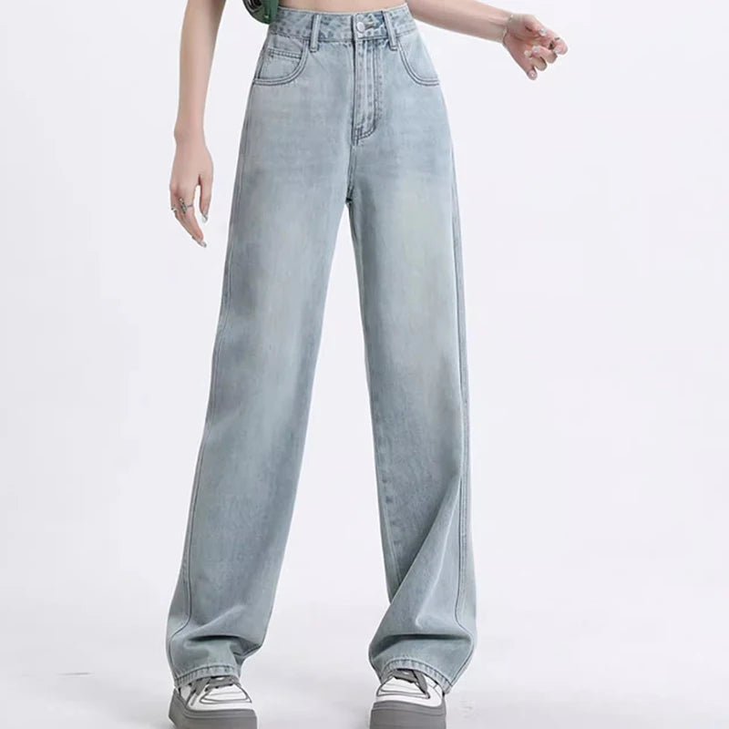 Women's High-Waisted Y2K Jeans