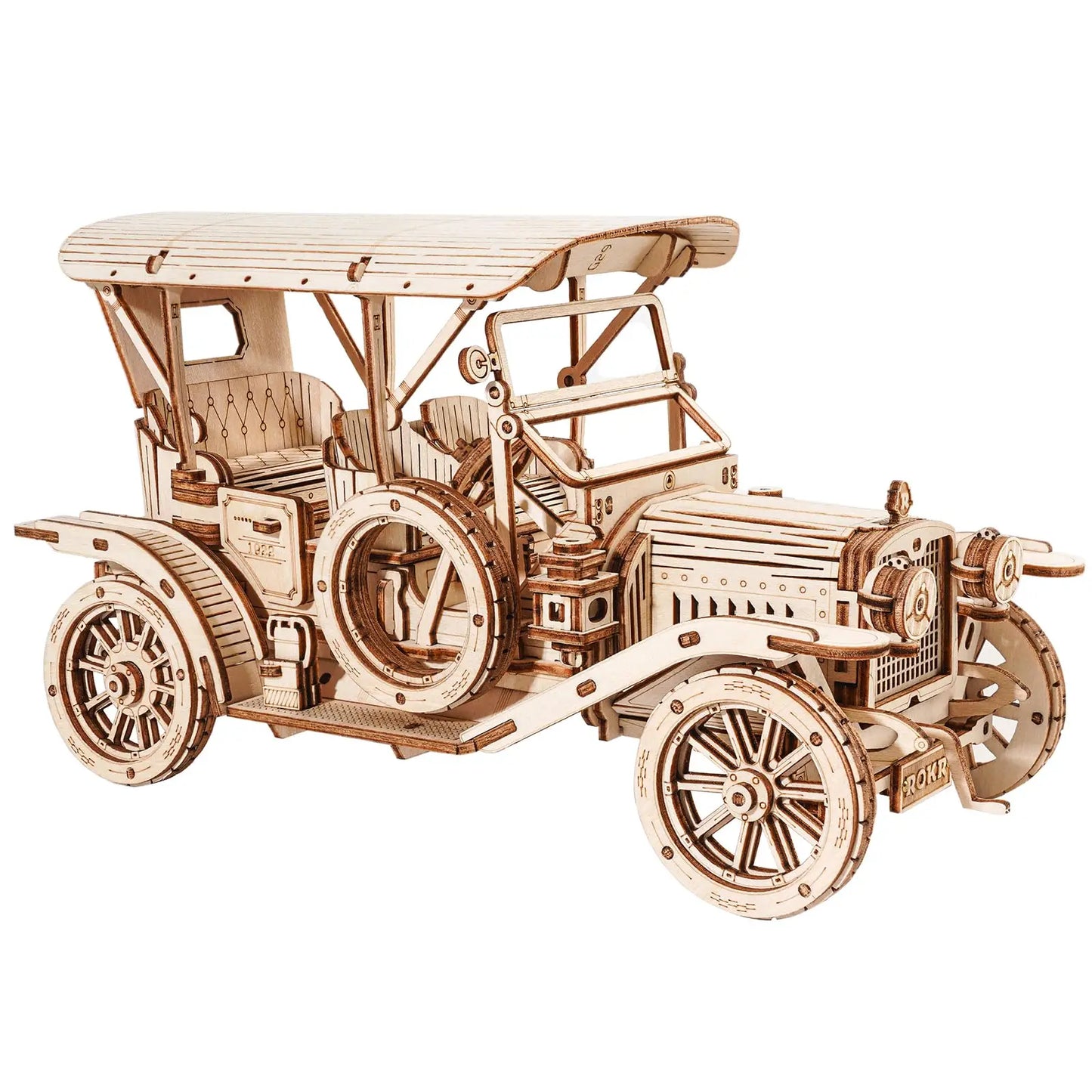 Puzzle en bois MC801 jouets de voiture vintage