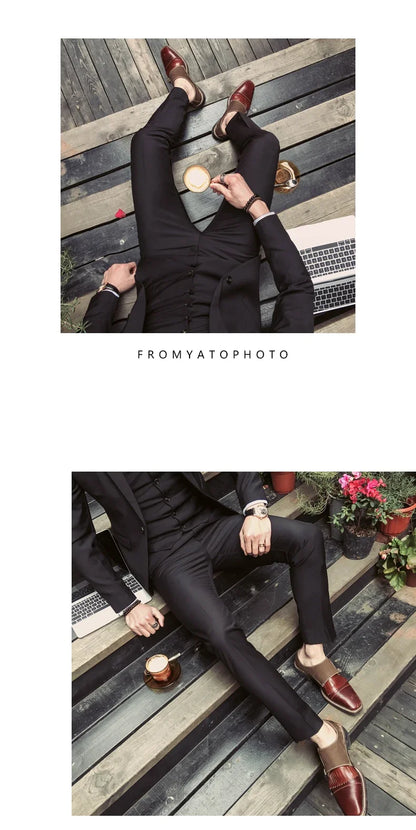 Men's Slim Fit One Button Suit Jacket