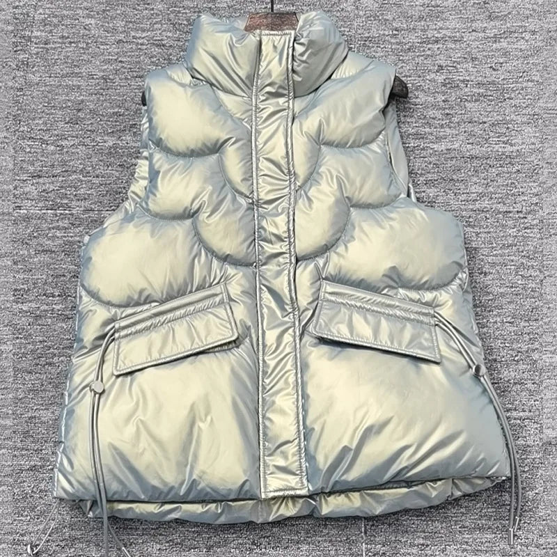 Parka surdimensionnée à capuche pour femme, manteau long et chaud coupe-vent