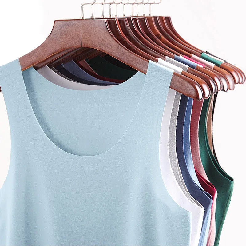 Cooles Slim Fit Sommer-Tanktop aus Milchseide