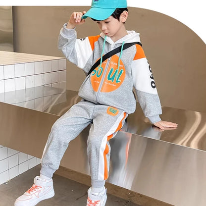 Autumn Boys' Jacket - Pants Set
